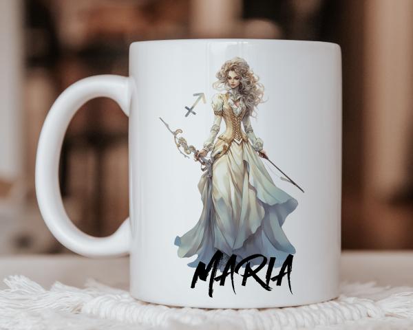 Coffee mug zodiac sign Sagittarius